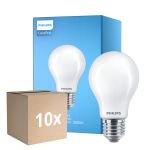 Confezione Multipack 10x Philips Corepro LED Bulbo E27 Pera Ghiaccio 10.5W 1521lm - 830 Luce Calda -  | Sostitutiva 100W