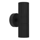 Eglo Luce Da Parete Tomelloso Esterni Aluminium Nero | Adatto per 2x GU10